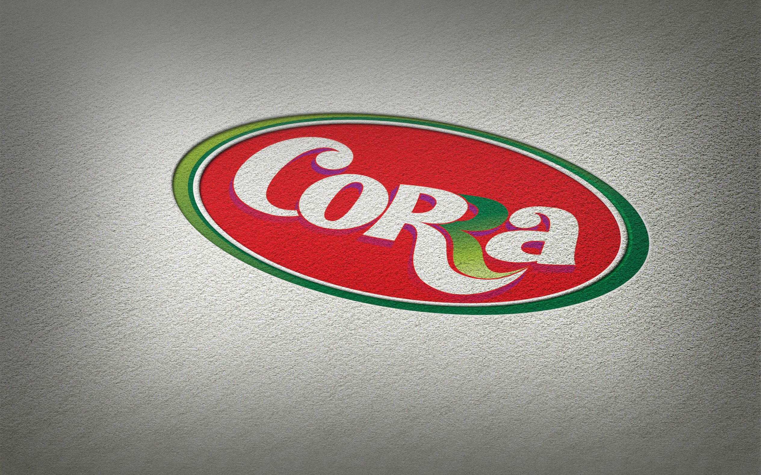 Corra дизайн торговой марки логотипа айдентика